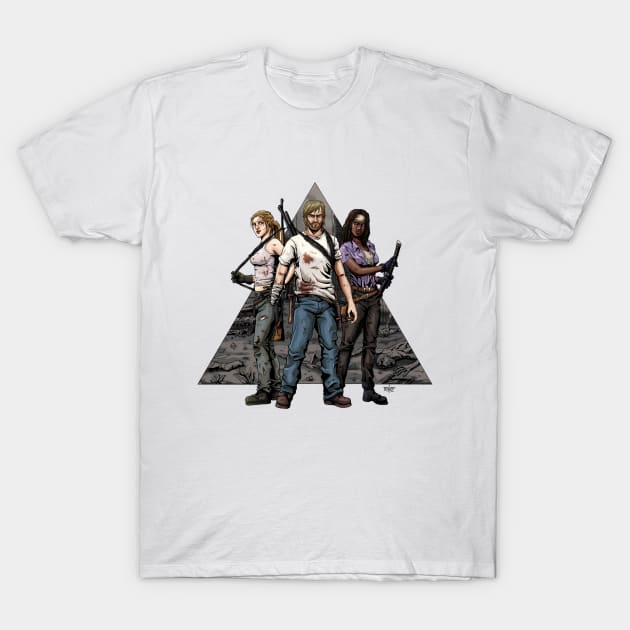 Walking Dead Trinity T-Shirt by DrWells